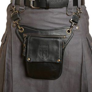 Celtic Kilt Sporran - NIB - 100% Cowhide